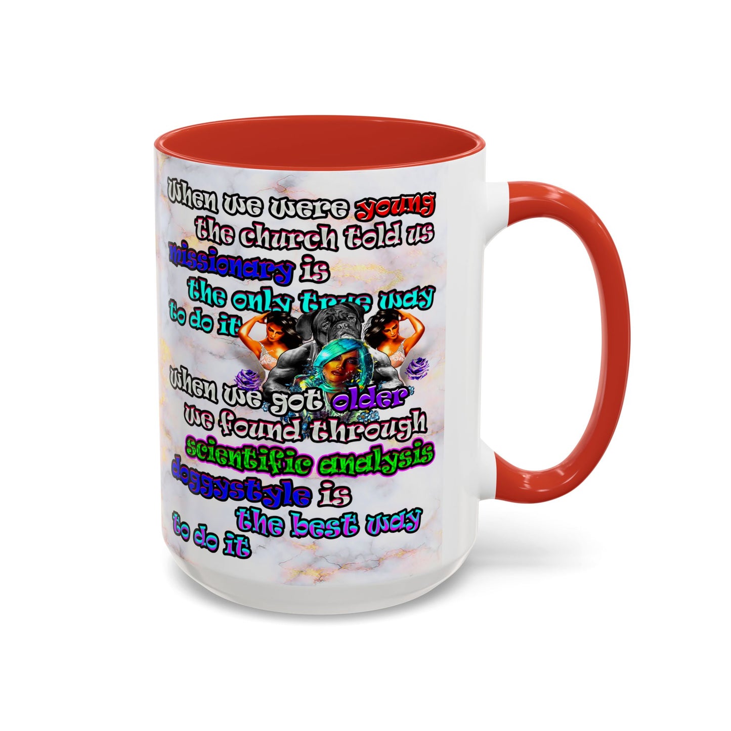 doggystyle - Accent Mug (white marble)