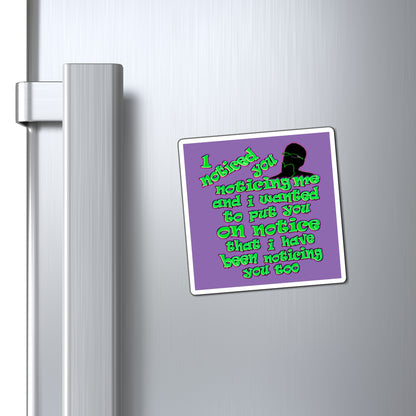 noticed you noticing - Magnets - (light purple)