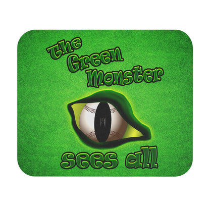 green monster - Mouse Pad (Rectangle) (green turf)