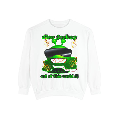 disc jockey - Unisex Garment-Dyed Sweatshirt