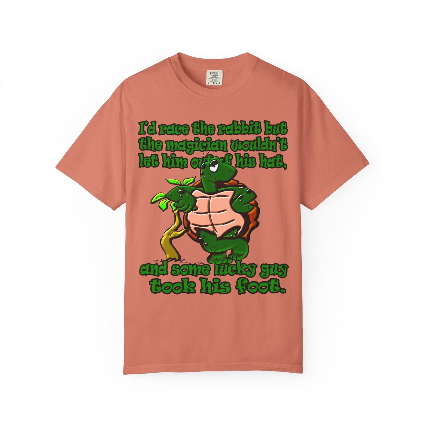 turtle race - Unisex Garment-Dyed T-shirt