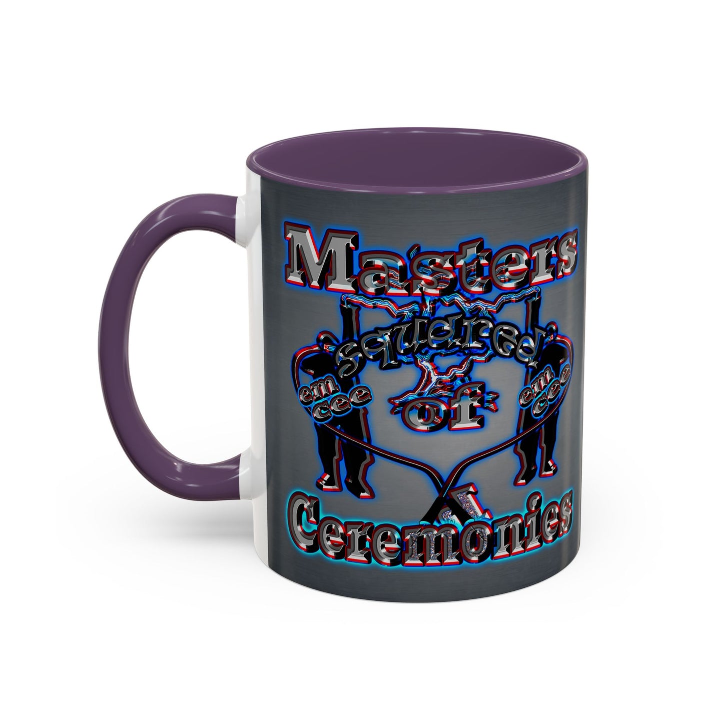 em cee squared - Accent Mug (grey-light grey)