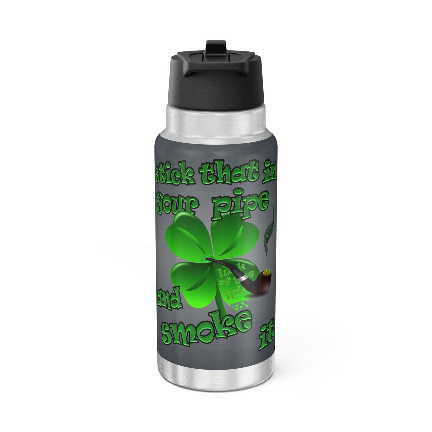 celtics logo - Gator Tumbler, 32oz  (grey-light grey)