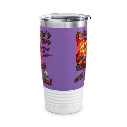 schrodinger's cat - Ringneck Tumbler, 20oz (light purple)