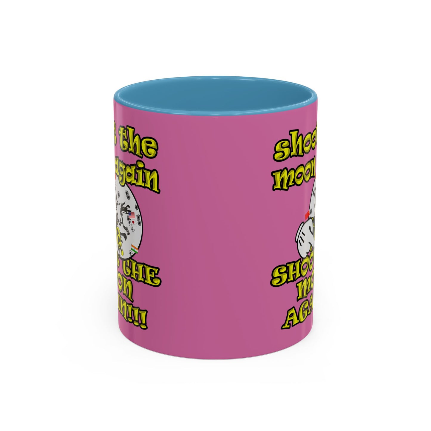 shoot the moon again - Accent Mug (light pink)