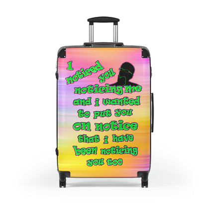 noticed you noticing - Suitcase (color blur)