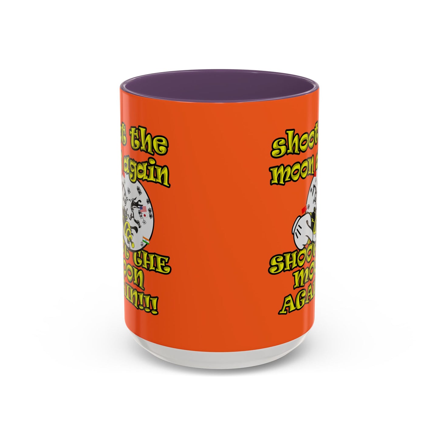 shoot the moon again - Accent Mug (orange)