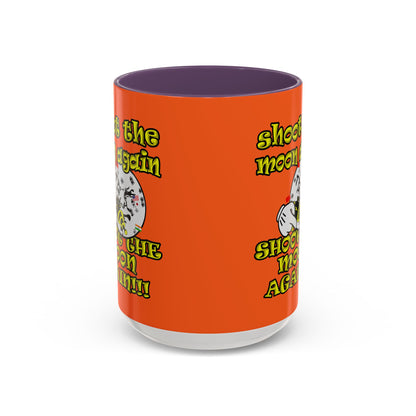 shoot the moon again - Accent Mug (orange)