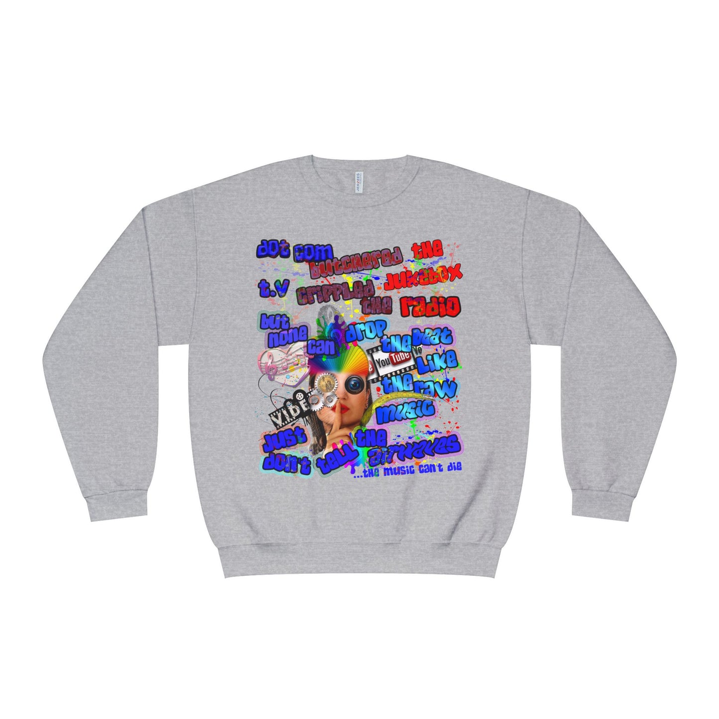 drop the beat - Unisex NuBlend® Crewneck Sweatshirt
