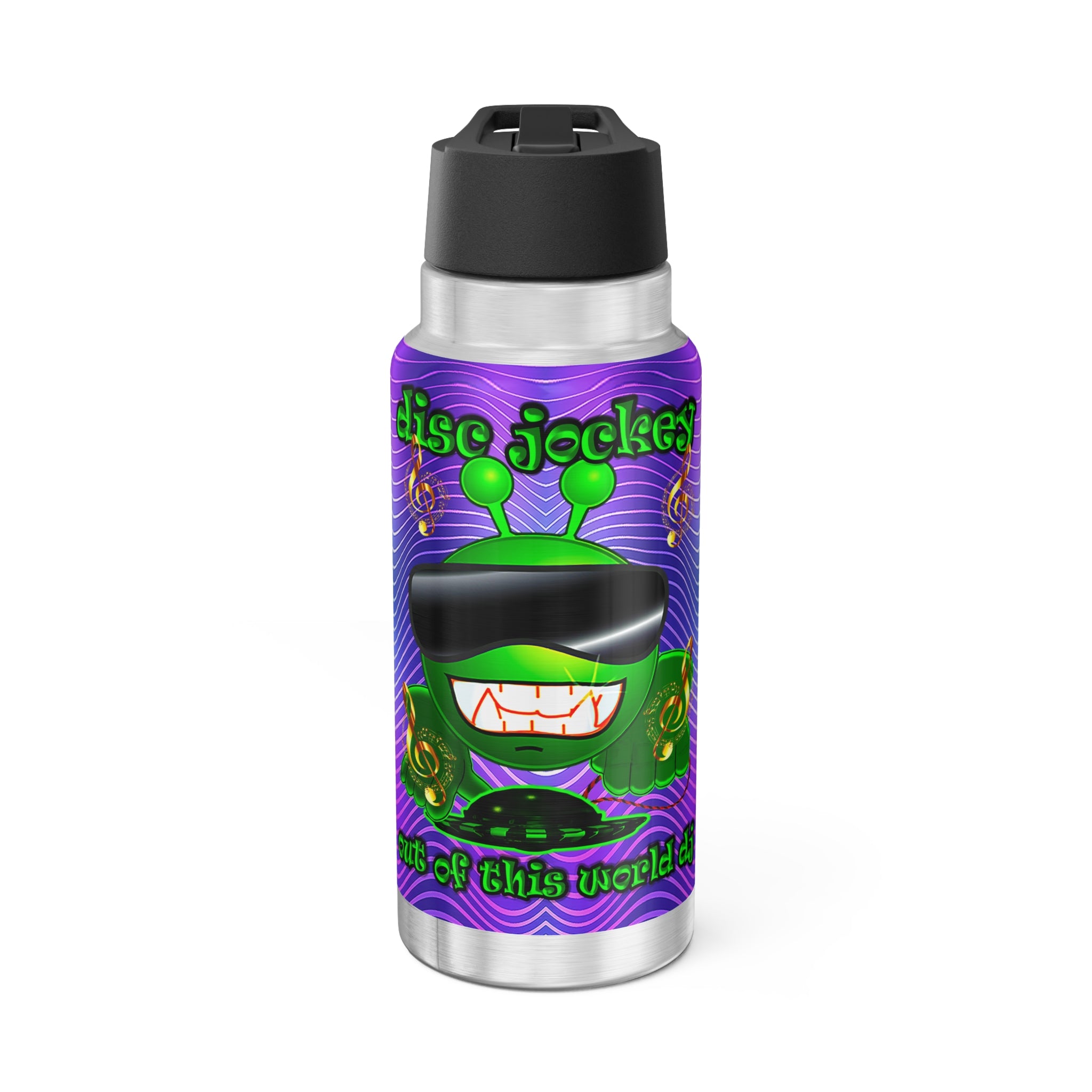 disc jockey - Gator Tumbler, 32oz (purple wave)