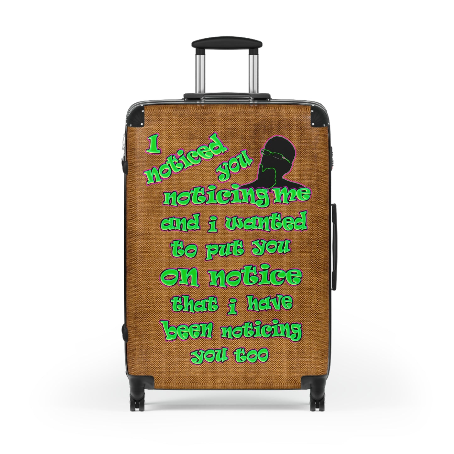 noticed you noticing - Suitcase (brown papyrus)