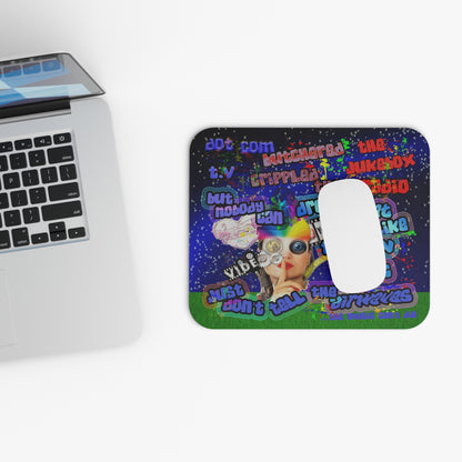 drop the beat - Mouse Pad (Rectangle) ('snoops' background)