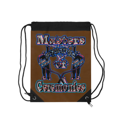 em cee squared - Drawstring Bag (brown)