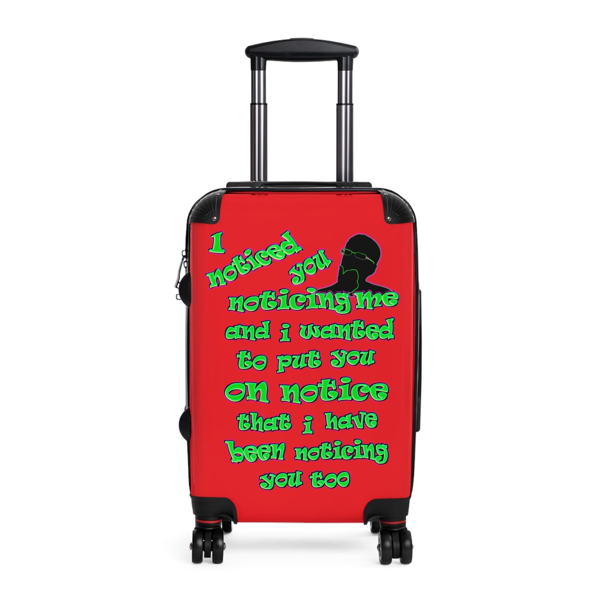 noticed you noticing - Suitcase (red)