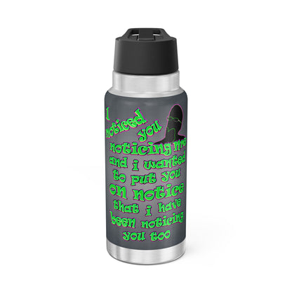 noticed you noticing - Gator Tumbler, 32oz  (grey-light grey)