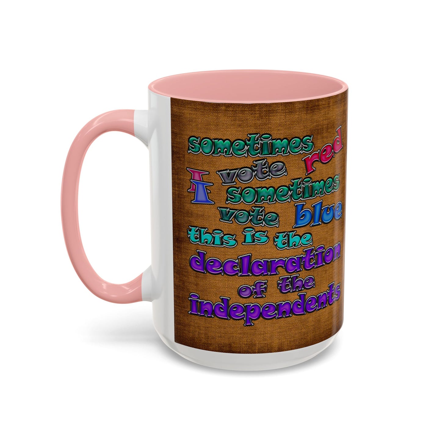 declaration of the independents - Accent Mug (brown papyrus)