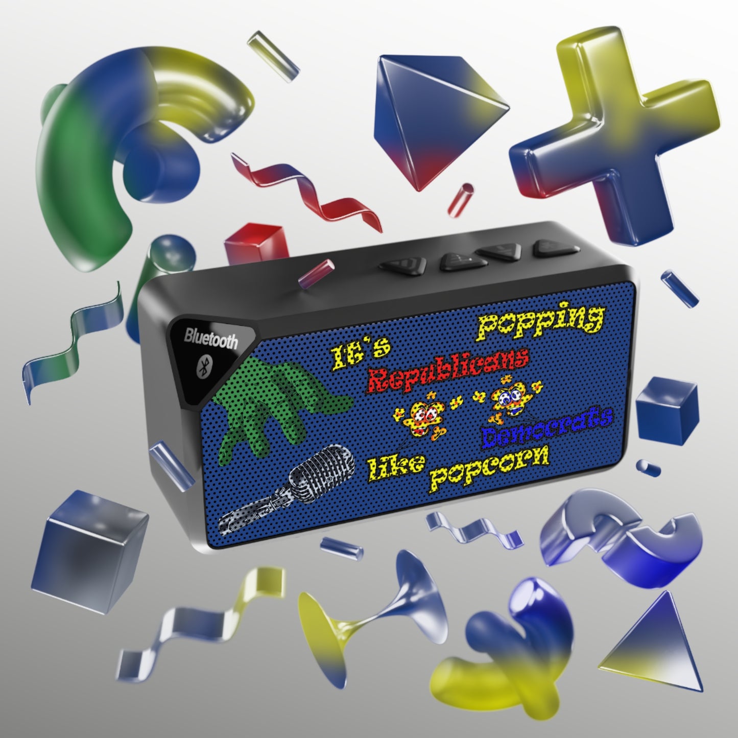 popping like popcorn - Jabba Bluetooth Speaker (dark blue)
