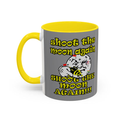 shoot the moon again - Accent Mug (grey)