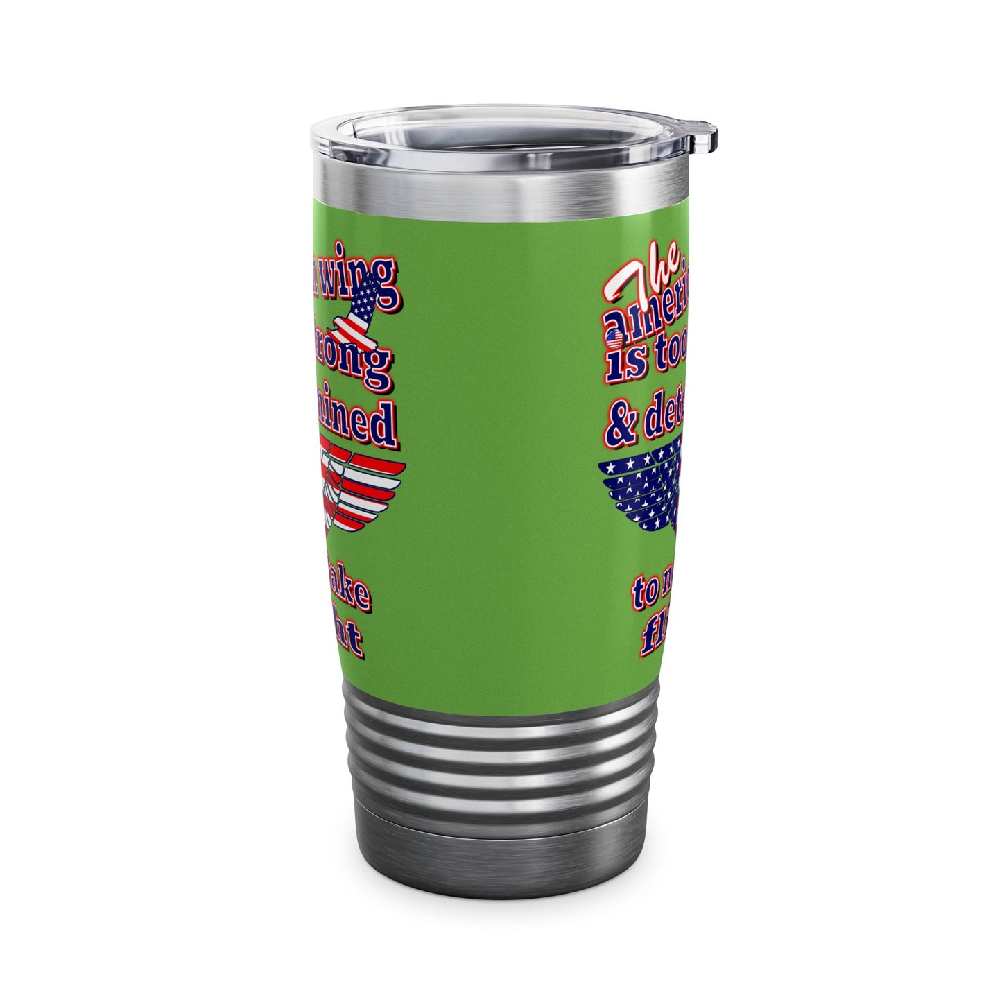 american wing - Ringneck Tumbler, 20oz (green)