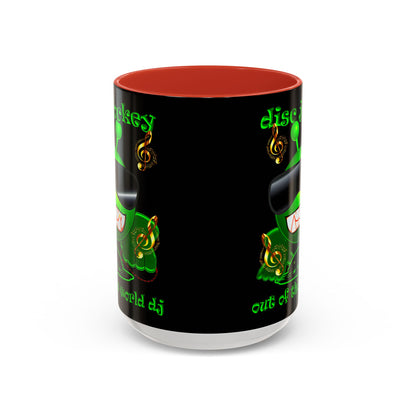 disc jockey - Accent Mug (black)
