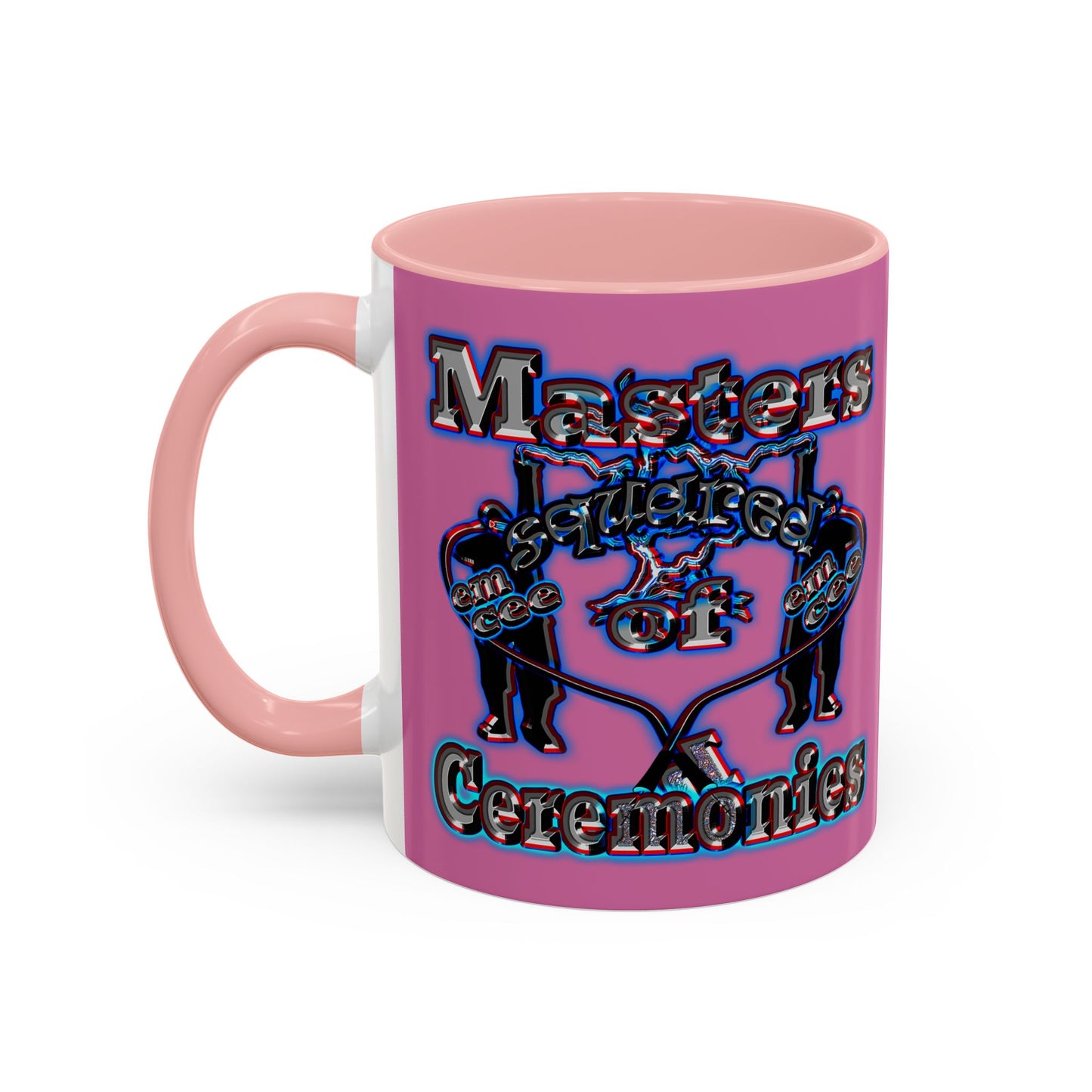 em cee squared - Accent Mug (light pink)