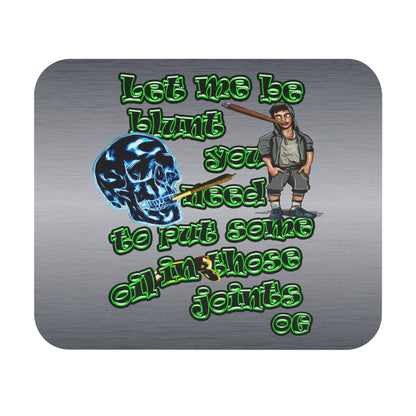 og - Mouse Pad (Rectangle) (brushed nickel)