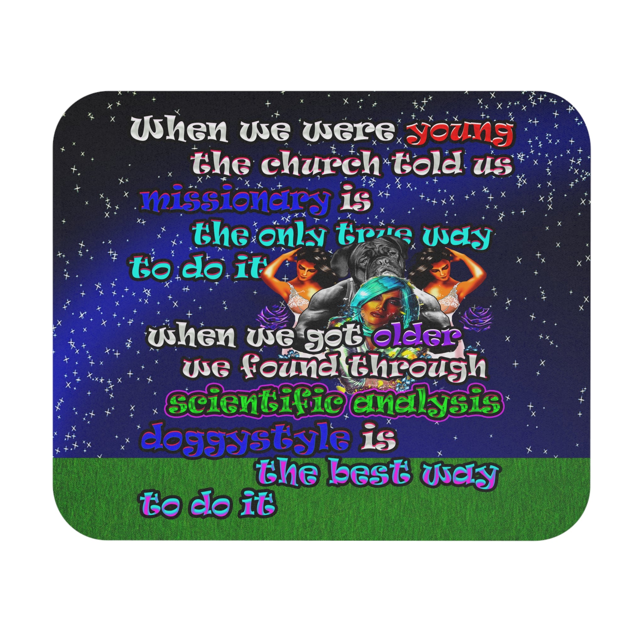 doggystyle - Mouse Pad (Rectangle) ('snoops' background)