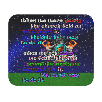 doggystyle - Mouse Pad (Rectangle) ('snoops' background)