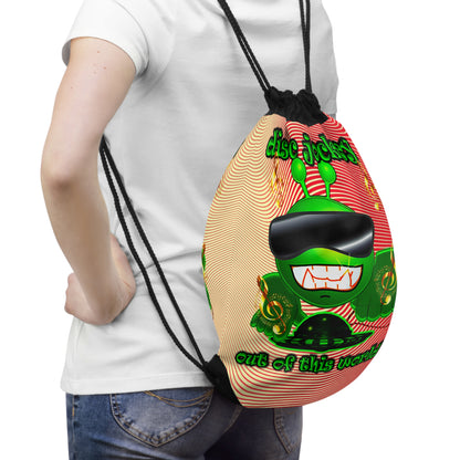 disc jockey - Drawstring Bag (yellow-orange wave)