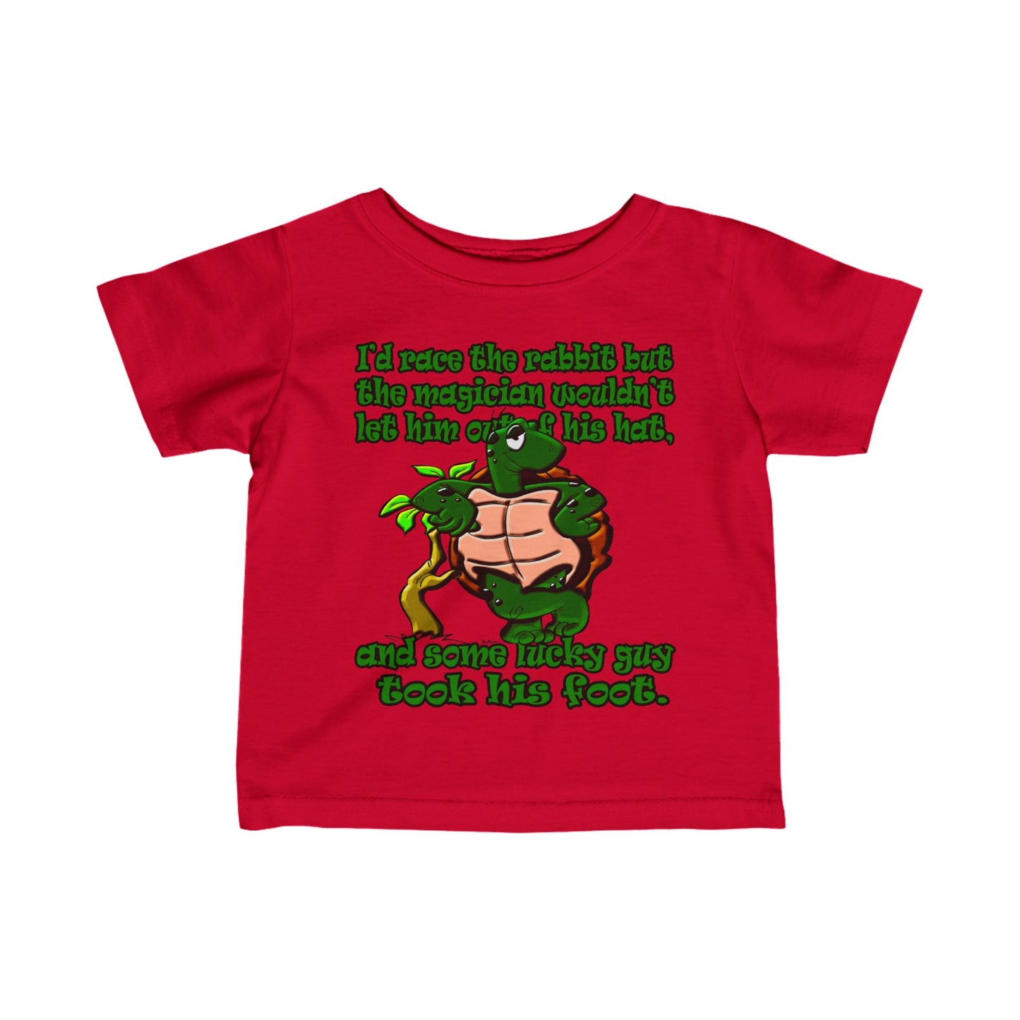 turtle race - Infant Fine Jersey Tee