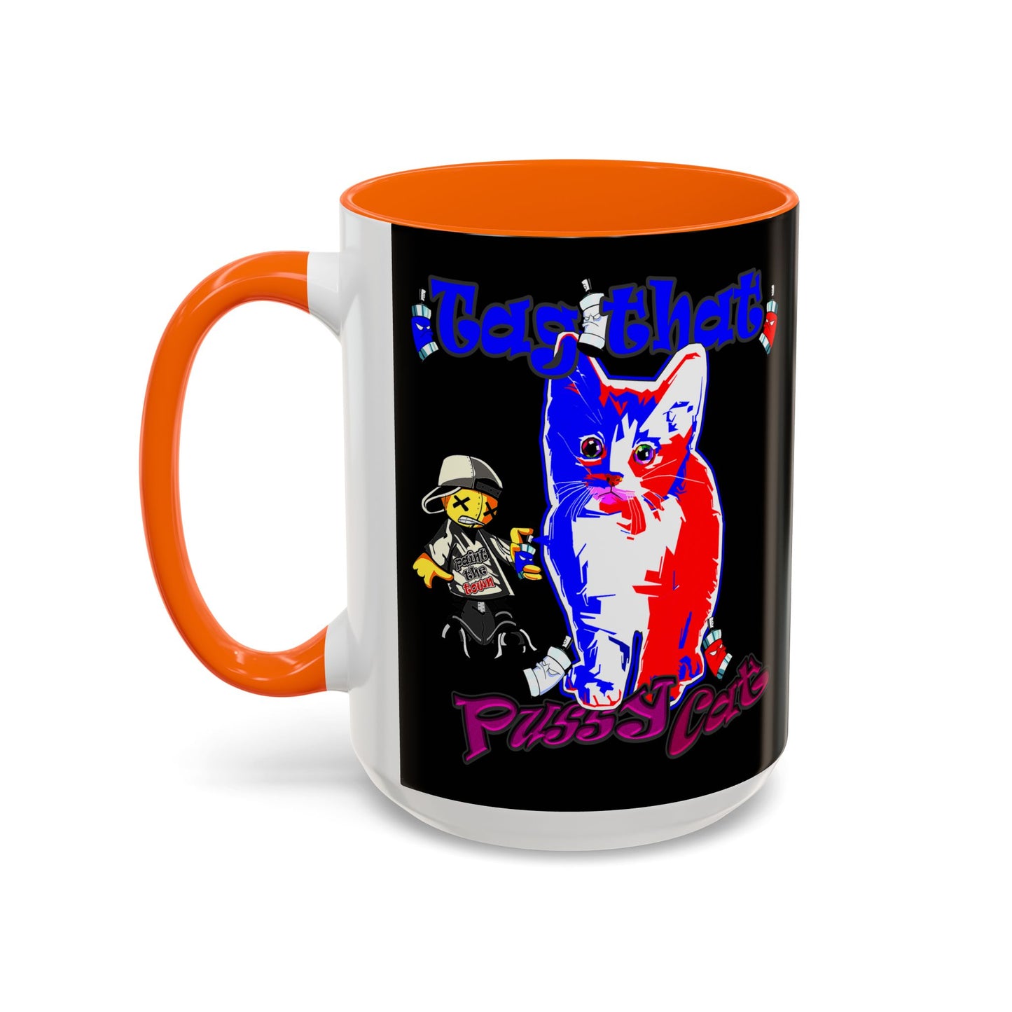 tag that - Accent Mug (black)