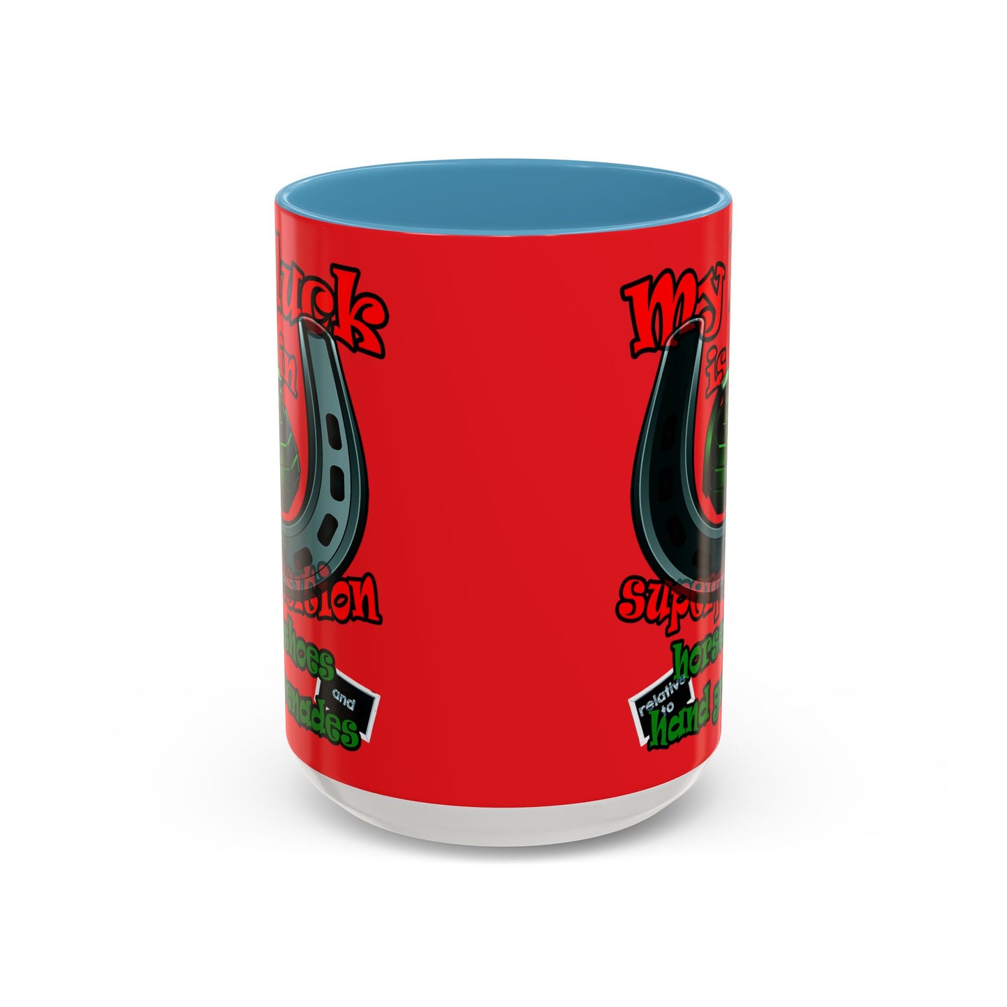 my luck - Accent Mug (red)