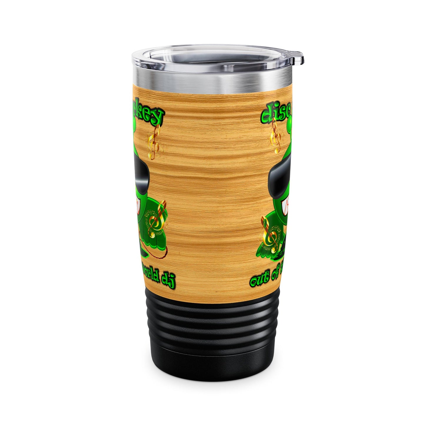 disc jockey - Ringneck Tumbler, 20oz (butterscotch wood finish)