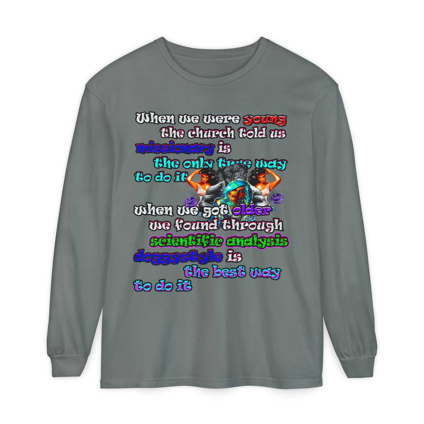 doggystyle - Unisex Garment-dyed Long Sleeve T-Shirt