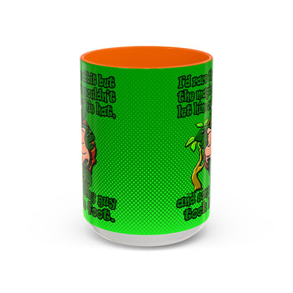 turtle race - Accent Mug (logo green)