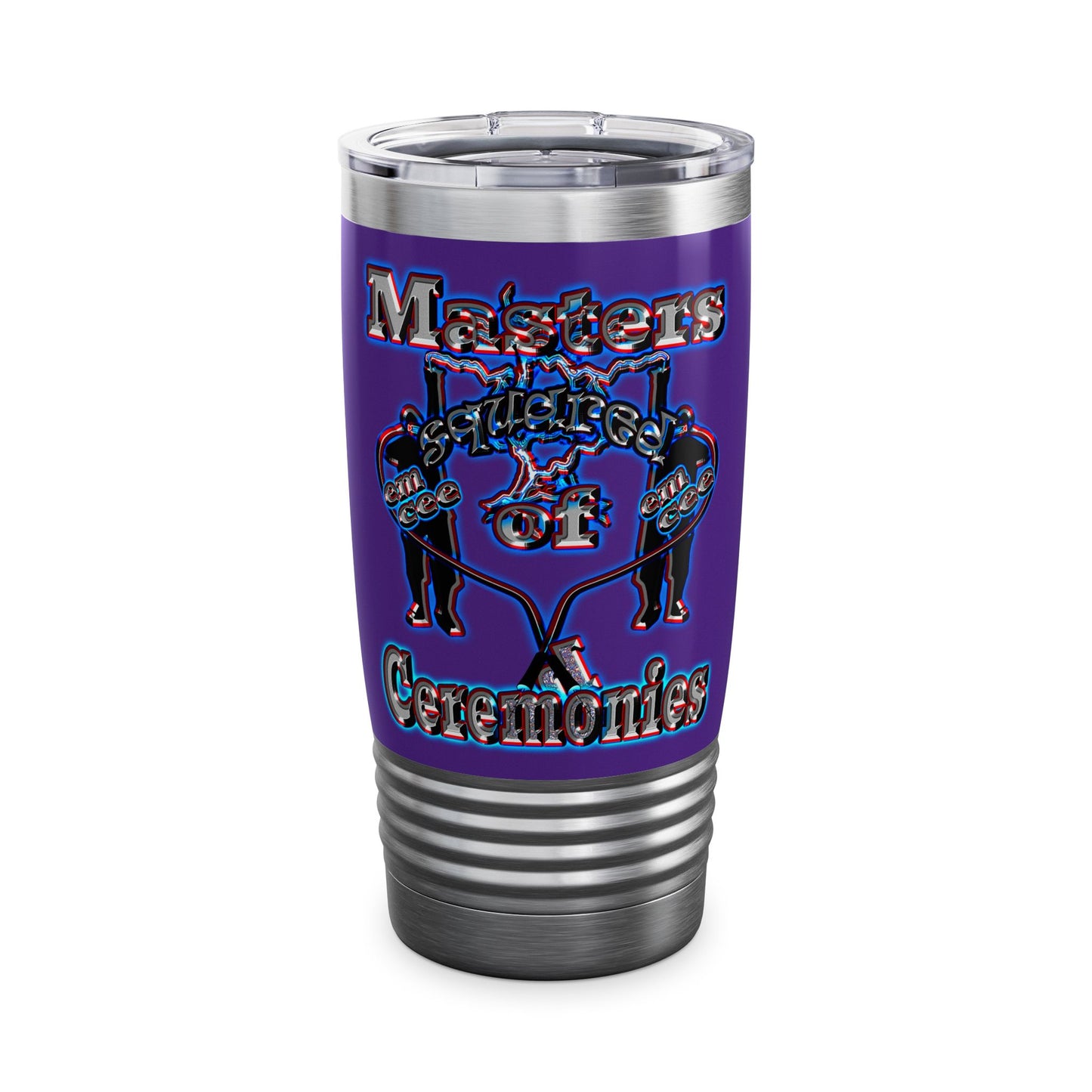 em cee squared - Ringneck Tumbler, 20oz (purple)