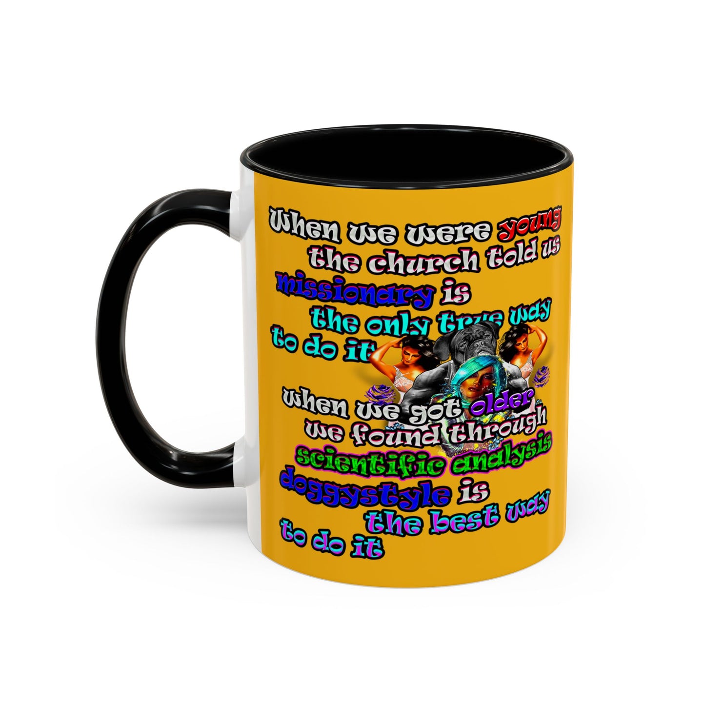 doggystyle - Accent Mug (yellow)