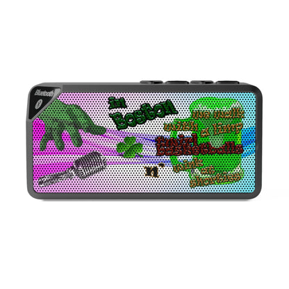 celtics logo - Jabba Bluetooth Speaker (light blue-pink wave)