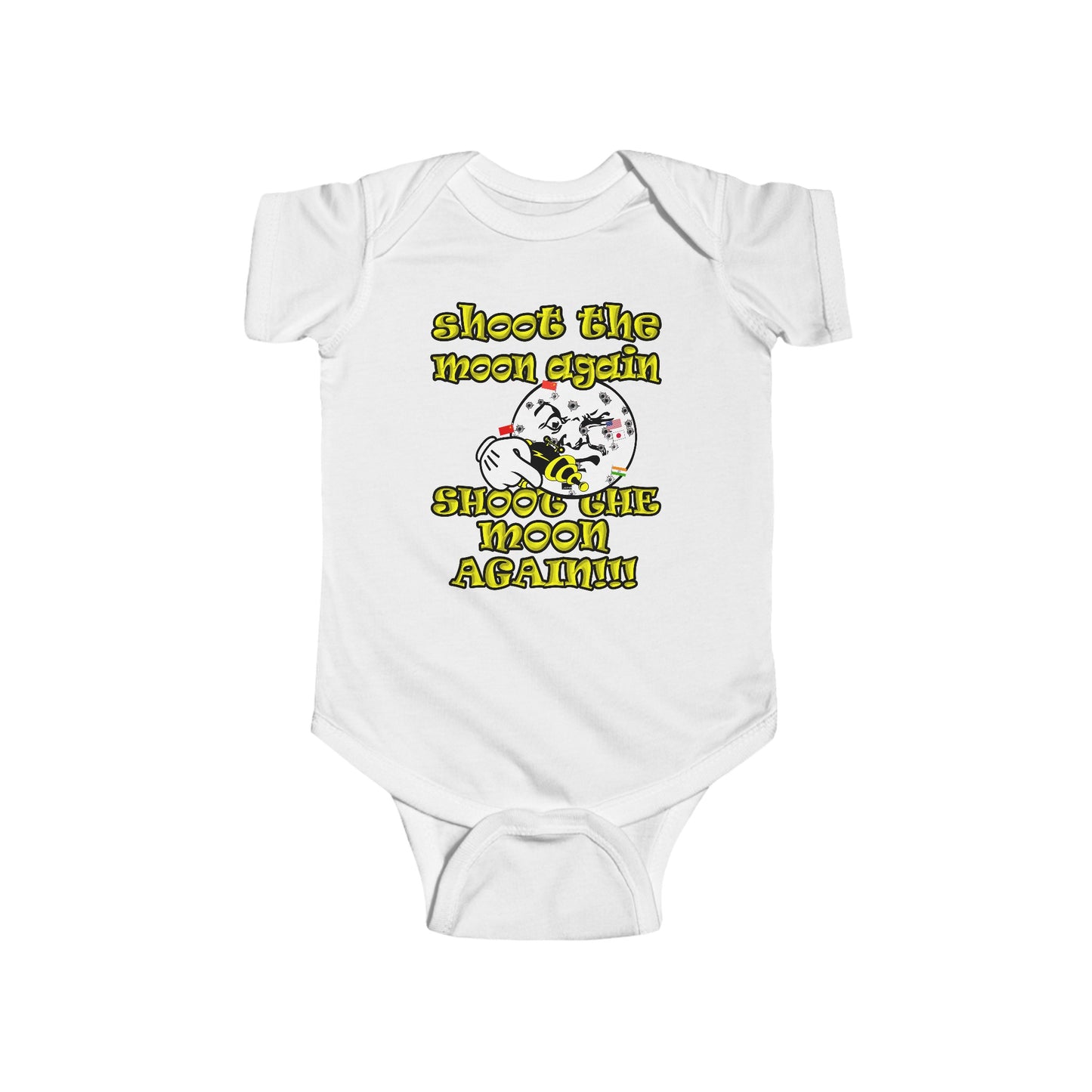 shoot the moon again - Infant Fine Jersey Bodysuit