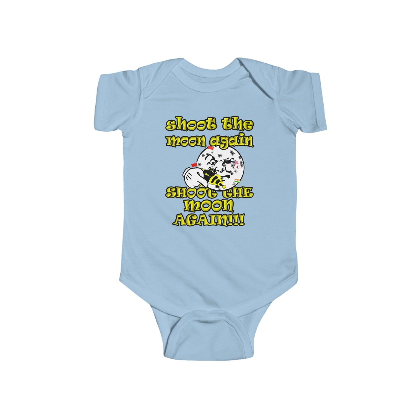 shoot the moon again - Infant Fine Jersey Bodysuit
