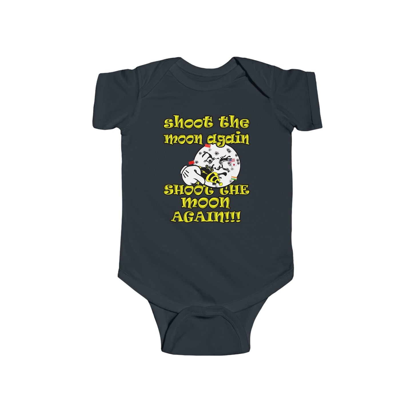 shoot the moon again - Infant Fine Jersey Bodysuit