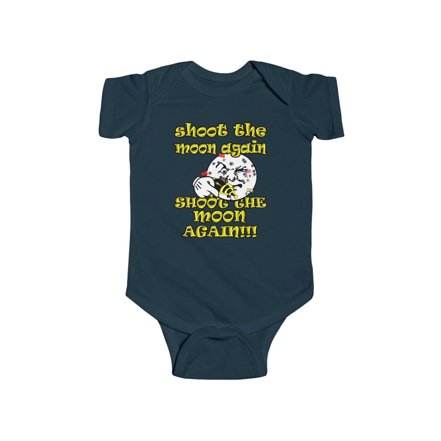 shoot the moon again - Infant Fine Jersey Bodysuit
