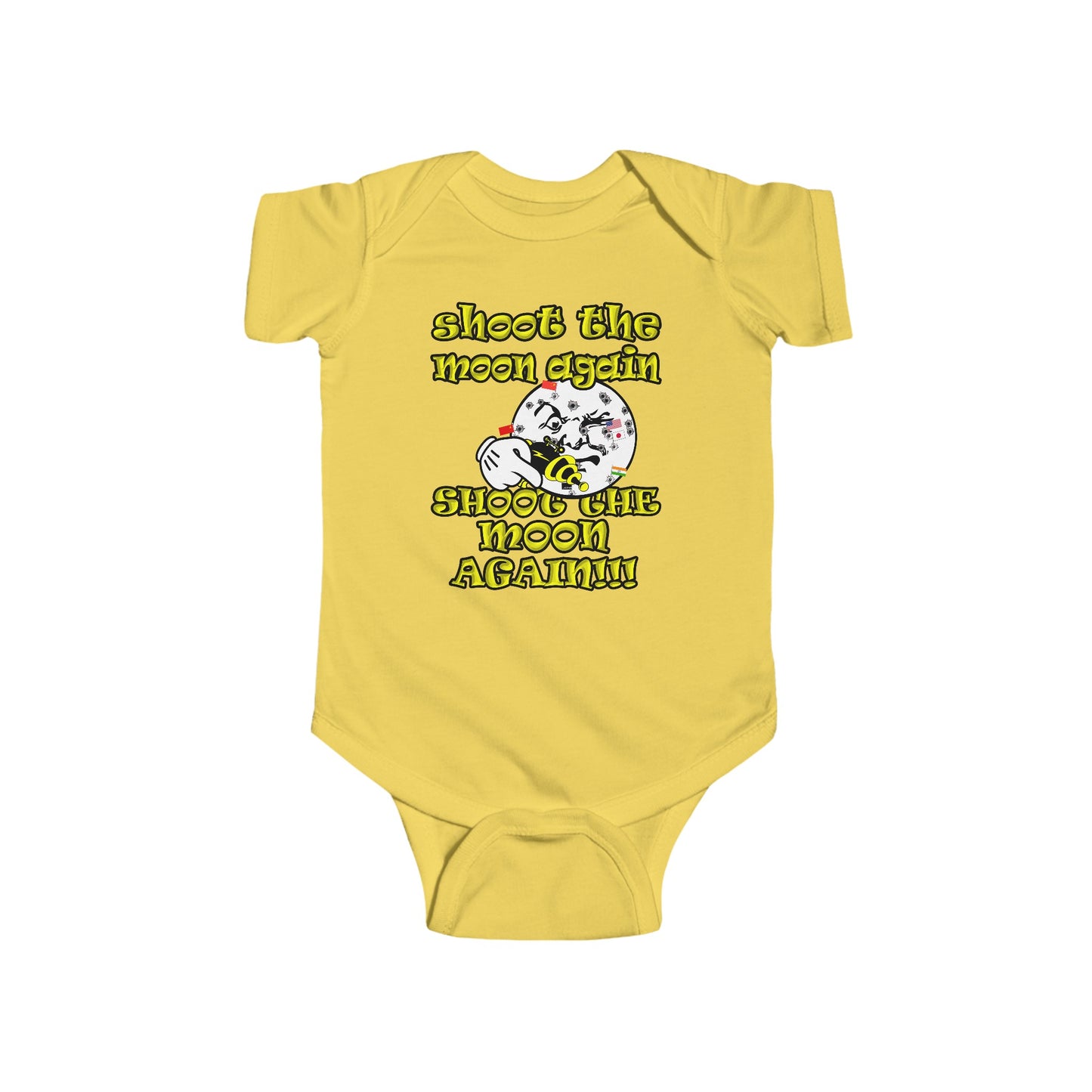 shoot the moon again - Infant Fine Jersey Bodysuit