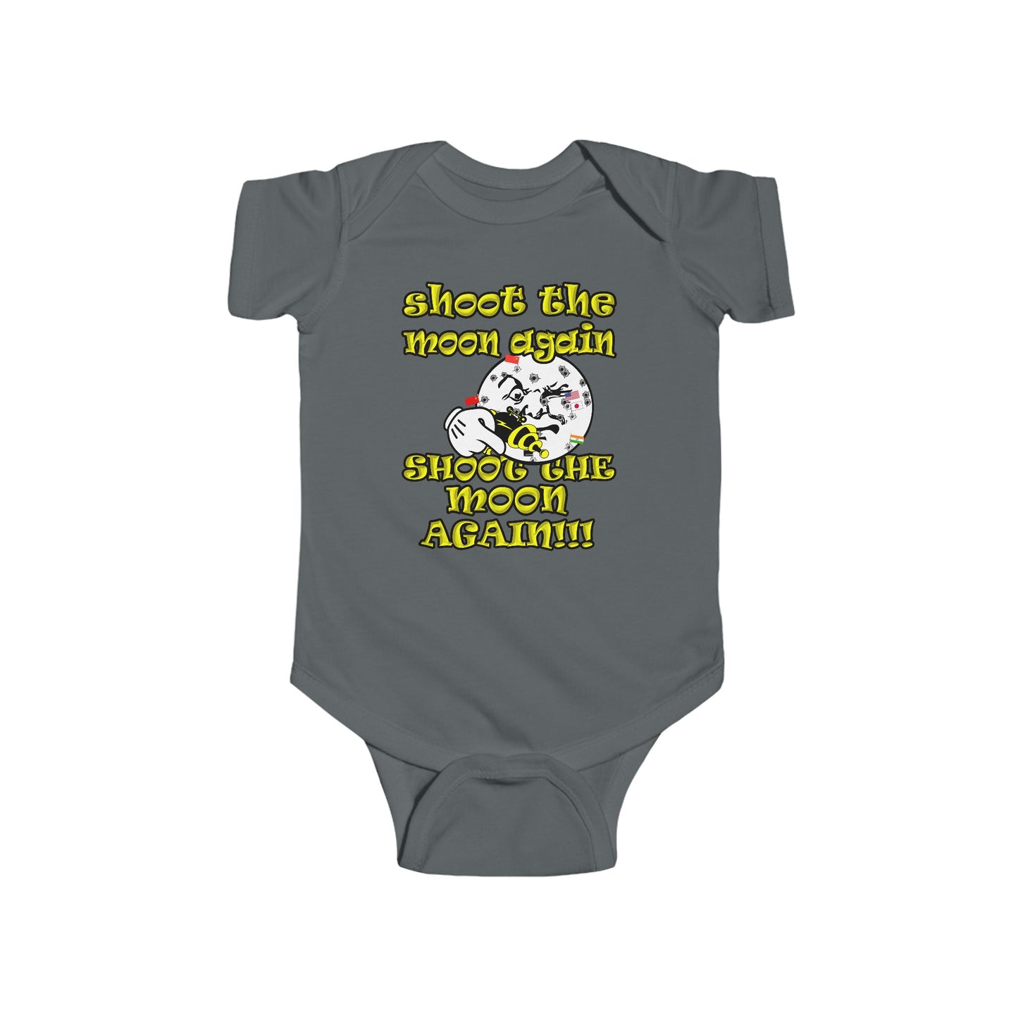 shoot the moon again - Infant Fine Jersey Bodysuit