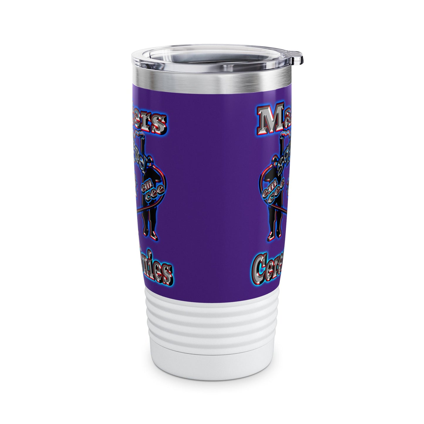 em cee squared - Ringneck Tumbler, 20oz (purple)