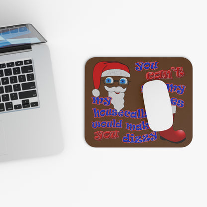 santa's shoes - Mouse Pad (Rectangle) (brown)
