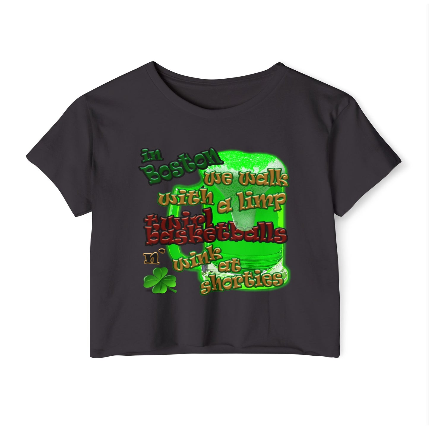 celtics logo - Women's Festival Crop Top