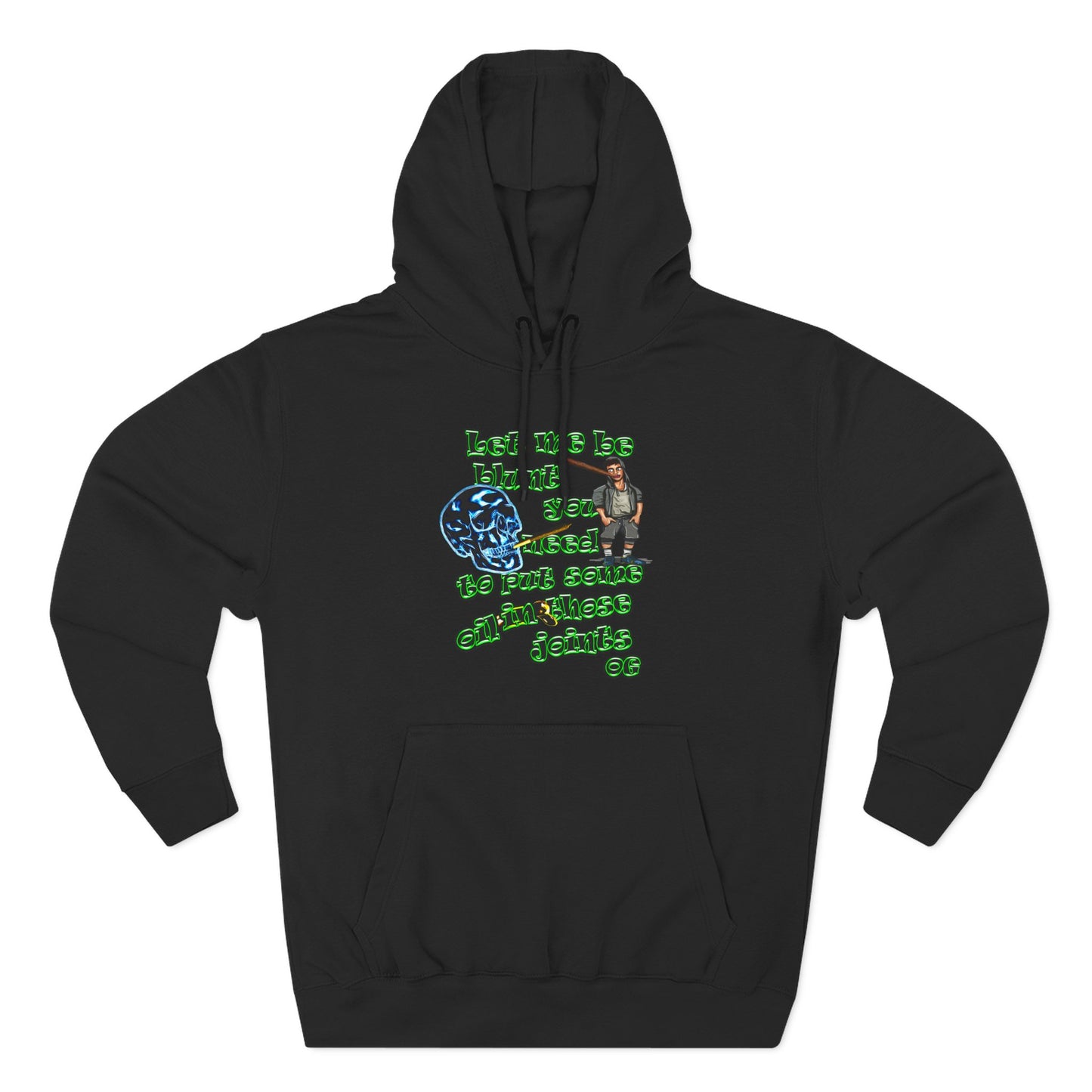 og - Three-Panel Fleece Hoodie
