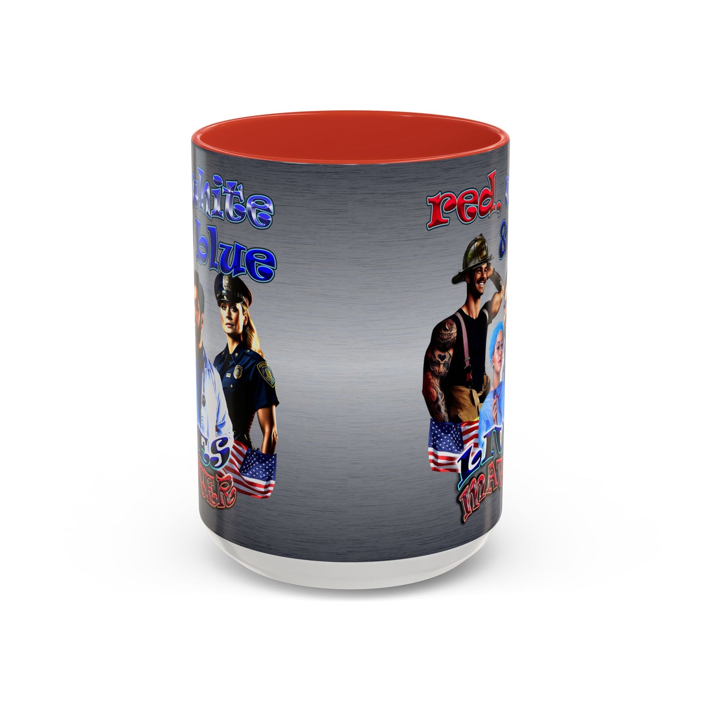 rw&b lives matter - Accent Mug (brushed nickel)