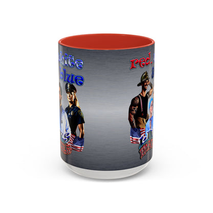 rw&b lives matter - Accent Mug (brushed nickel)